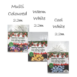 Christmas Lights, Battery Operated 20 LED, 2.2m Assorted Christmas Lights, Battery Operated 20 LED, 2.2m Assorted